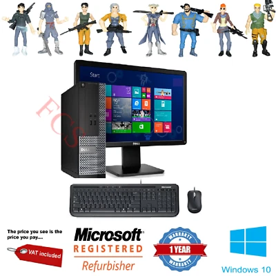 FAST GAMING DELL/HP PC  INTEL QUAD-CORE i5 8GB 240SSD+1TB GT710 2GB Graphic Card - Image 1 of 4