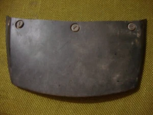 1985 Honda ATC250sx oem Front Fender MUDFLAP w Screws 250 sx 1986 1987 mud flap - Imagen 1 de 3