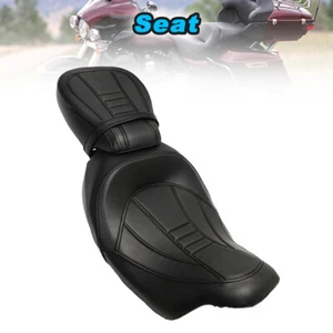 Driver Passenger Seat Fit For Harley Electra Street Glide Road King 09-21 - Picture 1 of 15