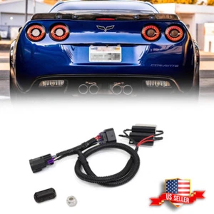 LED taillights Hyper Flash Hyperflash Fix Resistor Harness For 05-13 Corvette C6 - Picture 1 of 8
