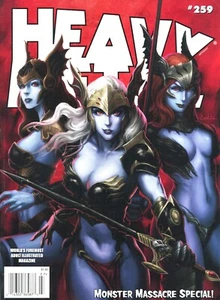 2012 Heavy Metal Magazine #259 Kendrick Lim Cover Art Monster Massacre Special - Picture 1 of 1
