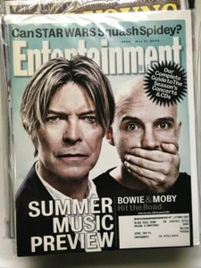 Entertainment Weekly 5/31/02 David Bowie Moby - Imagen 1 de 1