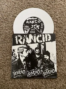 Rancid Radio 7 Inch White Vinyl 45 Fat Wreck Chords Tim Armstrong Lars Matt - Picture 1 of 3