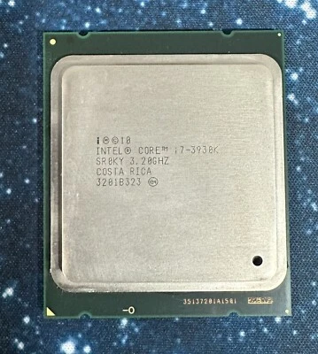 Intel Core i7-3930K CPU 3.20GHz   SR0KY  Pre Owned For Desktop - tested - Image 1 of 2
