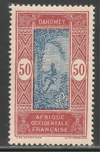Dahomey #66 (A5) Sehr schön postfrisch - 1926 50c Mann kletternde Ölpalme  - Bild 1 von 1