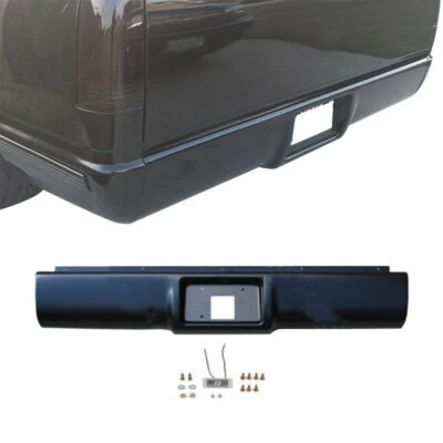 Rear Bumper Roll Pan Steel w/ Light For Chevrolet GMC C/K C1500 2500 1988-1998 - Image 1 of 4