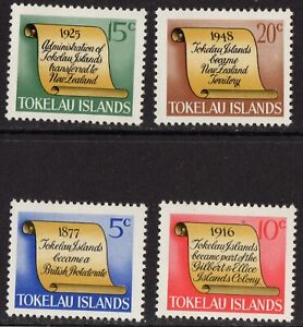 Thematic stamps TOKELAU 1969 HISTORY 16/19 mint