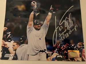 PATRIOTS 63 -- Andruzzi, Joe, WINNERS XXXVI SUPER BOWL SIGNED, NFL PHOTO - Picture 1 of 4