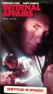 Interna Affairs Richard Gere Andy GarciaVHS Spanish Subtitles USED VERY GOOD VHS - Picture 1 of 2