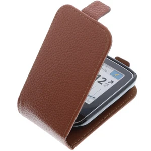 Custodia per Abbott Freestyle Libre 2 Protezione Stile Flip Custodia Flip Braun - Bild 1 von 6