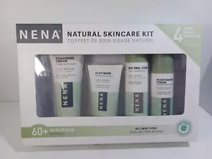 Nena Natural 4-Step Care Kit All Skin Types Complete Skincare Set! - Picture 1 of 10
