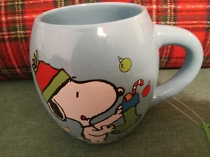 Taza de café de Navidad Snoopy Peanuts 18 OZ nueva - Imagen 1 de 5