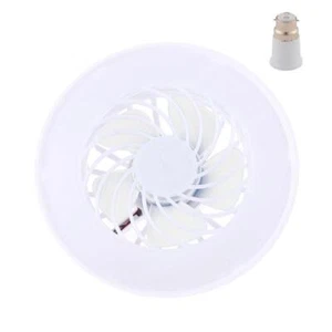 Ceiling Fan with LED Light 5-Blade E27 Modern Lamp with B22 to E27 Converter - Picture 1 of 11