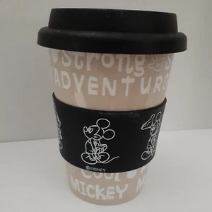 Disney Parks Mickey Mouse Strong Smart Adventurous Ceramic 8oz Coffee Cup - Picture 1 of 5