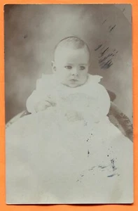 Bonanza, OR, Portrait of a Baby, ID'd, Real Photo Postcard pm 1909 - Picture 1 of 3