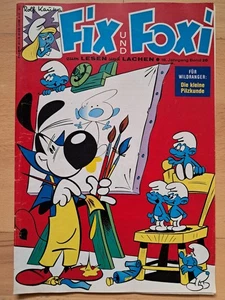 Fix + Foxi 18.Jahrgang Nr.26 von 1970 mit Schlümpfe - TOP Z1 Comicheft KAUKA - Bild 1 von 3