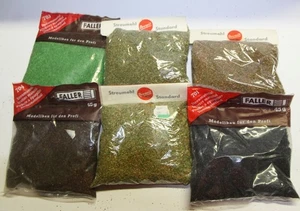 Decoril/Faller  6 x Streumehl in OVP in versch Farben - Picture 1 of 1