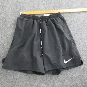 Nike Shorts Herren Medium schwarz grau Dri-FIT Laufen Training gefüttert Kordelzug - Bild 1 von 6