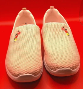 SKECHERS AIR COOLED GOGA MAT SLIP ON SNEAKER HELLBRAUN MIT BLUMEN GRÖSSE 8,5 SH10 - Bild 1 von 7