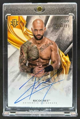 2019 Topps WWE Undisputed Ricochet Auto #173/199 - Image 1 of 2
