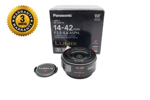 Lente Panasonic 14-42 mm F3,5-5,6 PZ, Micro Cuatro Tercios, Lumix G X, Buen Estado - Imagen 1 de 8