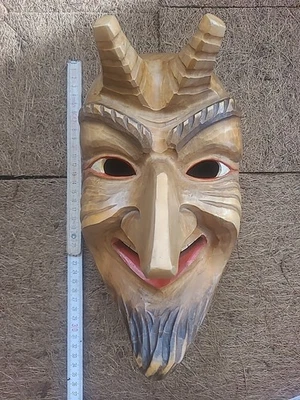 Elzacher Schuttig Fasnacht Maske Holz  - Bild 1 von 4