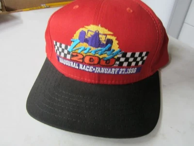 Indy Racing league 1996 Inaugural Indy 200 Walt Disney Speedway Racing Event Hat - Image 1 of 4