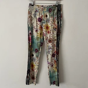 Adidas Originals Farm Rio Women’s UK 8 Tropical Floral Leggings See Pics Cut Leg - Picture 1 of 13