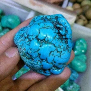 Natural Turquoise Rough Gemstone Blue Quartz Crystal Healing Specimen 7Y6T A1R1 - Bild 1 von 12