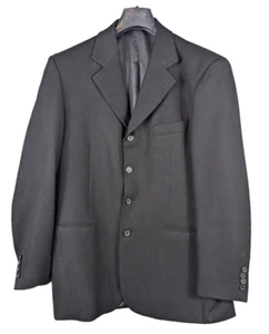 Onore Grande Moda Italian Blazer Coat Single Breasted 100% Virgin Wool Size 42 - Picture 1 of 12