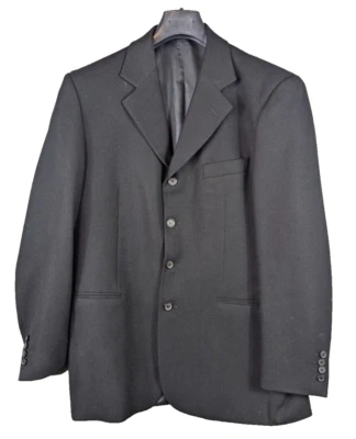 Abrigo Blazer Italiano Onore Grande Moda Pecho Único 100% Lana Virgen Talla 42 Foto 1 de 4