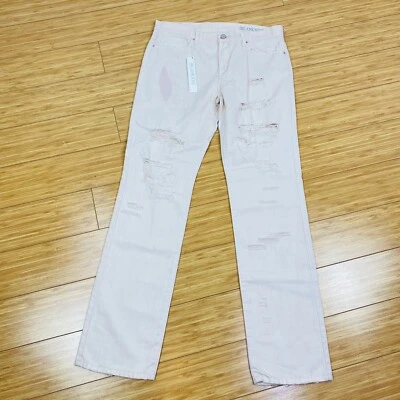 Pantalones de mezclilla ajustados BLANK NYC desgastados rosas desteñidos para niñas talla 8/29 Foto 1 de 4