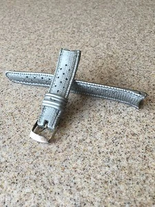 New Gray Silicone/Rubber Divers 70’s Watch Band with 18mm Curved Ends #S79 - Picture 1 of 5