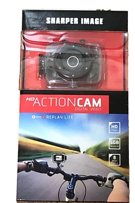 Sharper Image HD Action Cam SVC400 w/ Waterproof Case & Mounting Kit - Image 1 of 2