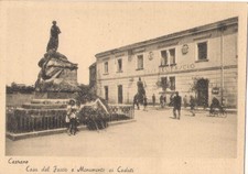 CEPRANO  - CASA DEL FASCIO - RARISSIMA FROSINONE ANIMATA - cartolina