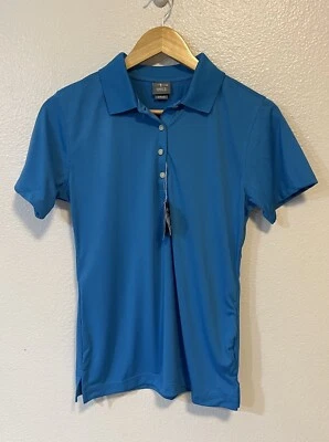 Camisa atlética de manga corta para dama azul cielo marca PAGE & TUTTLE pequeña (bin J) Foto 1 de 4