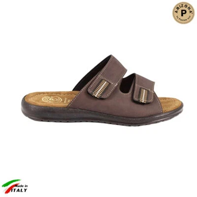 Ciabatte Sandali Scalzati Uomo Arizona Patrizia Azzi 8612 a Strappi - Image 1 of 4