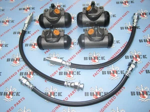 1957 Buick Wheel Cylinders & Brake Hose Kit. Special Century Super Limited Roadm - Picture 1 of 4