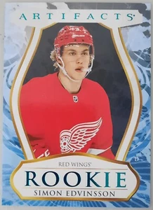 2023/24 Artifacts Nhl Simon Edvinsson Rookie Detroit Red Wings 187 Blue - Bild 1 von 2
