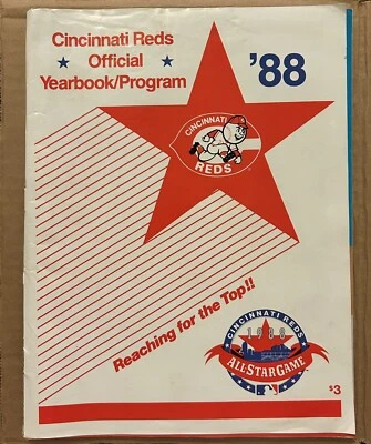 1988 Cincinnati Reds Official Yearbook/Program - Image 1 of 3