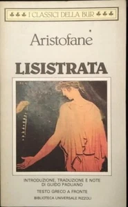 LISISTRATA Aristofane TRADUZIONE E NOTE G. Paduano RIZZOLI - Picture 1 of 1