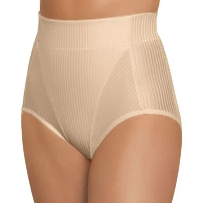 Glamorise $41 CINTURA ALTA Média ADEQUADO PARA 27-28" Breve CONTROLE DE BARRIGA Modelador Nu NOVO - Imagem 1 de 4