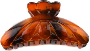 Haarkralle Klemme Clip braun Schildkröte extra groß starker Griff Haarzubehör - Bild 1 von 6