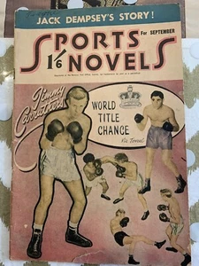 SPORTS NOVELS FEAT JACK DEMPSEY   1952 AUST  MAGAZINE - Bild 1 von 7