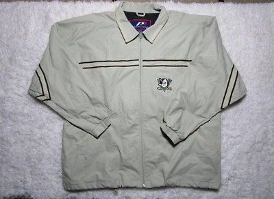 ProPlayer Hockey Jacket Mens Extra Large Beige Embroidered  - Image 1 of 4