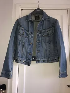 Lee Slim Jean Jacket 1937 Model 11.5oz Denim Rare Selvedge Chore Worker Size M - Picture 1 of 15
