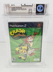 Crash TwinSanity Wata 9.8 A++ Brand New Sealed Mint Graded PS2 Playstation 2 - Picture 1 of 4