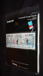 Kit de punto de cruz contado Janlynn de colección años 80 momentos especiales vida de las hijas NUEVO - Imagen 1 de 4