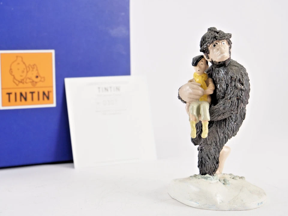Pixi Moulinsart n° 46942 Yeti portant Tchang TINTIN en boite de 2002 - Photo 1/4