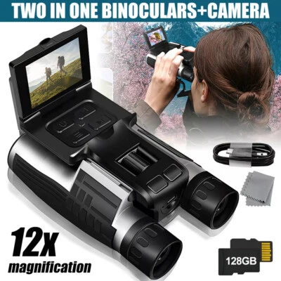 12x32 Digital Camera Binoculars 2.4" LCD Screen Photo Video Digital USB Camera - Image 1 of 4